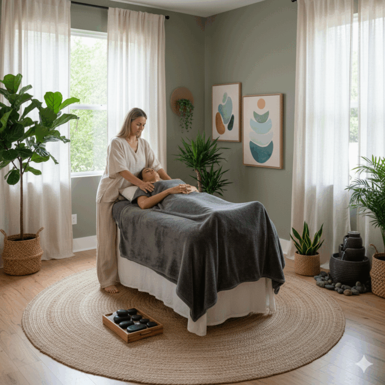 Een afbeelding van een therapie setting